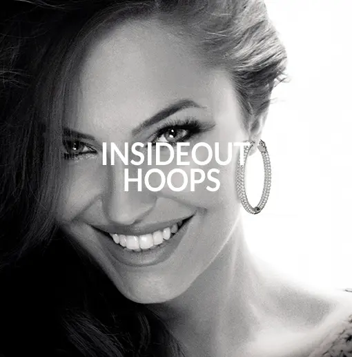 Inside out Hoops flyer with a womans face